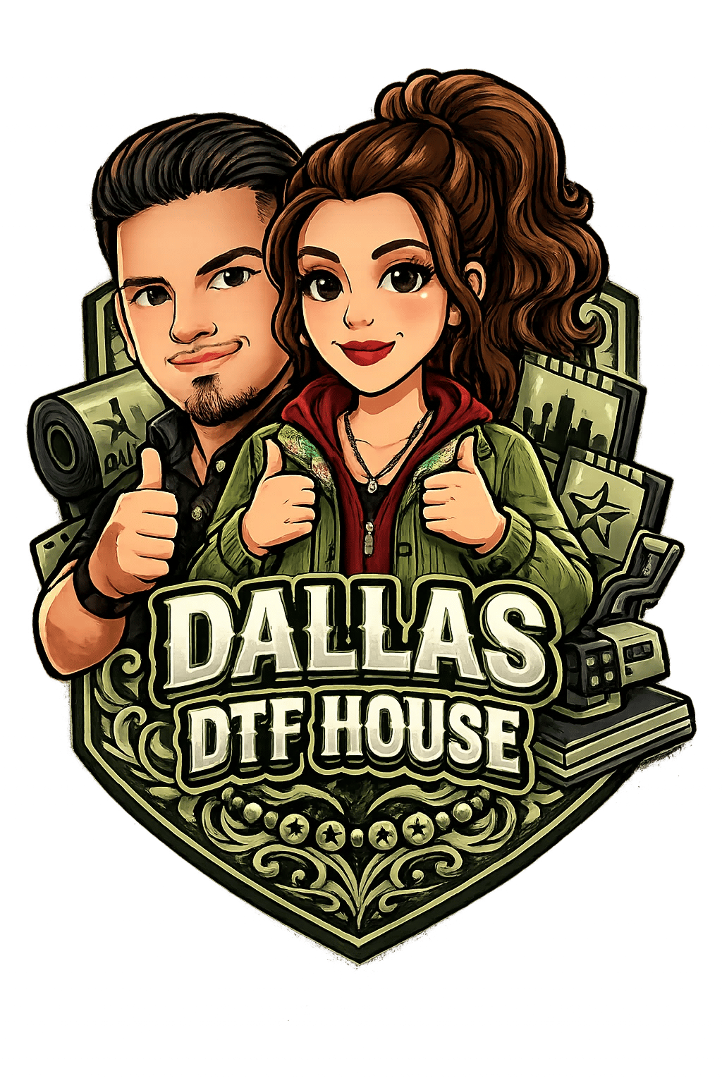 Dallas DTF House mascot
